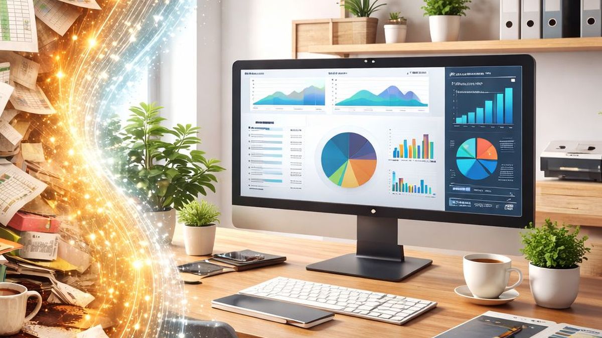 Clean dashboard workspace: clarity and control